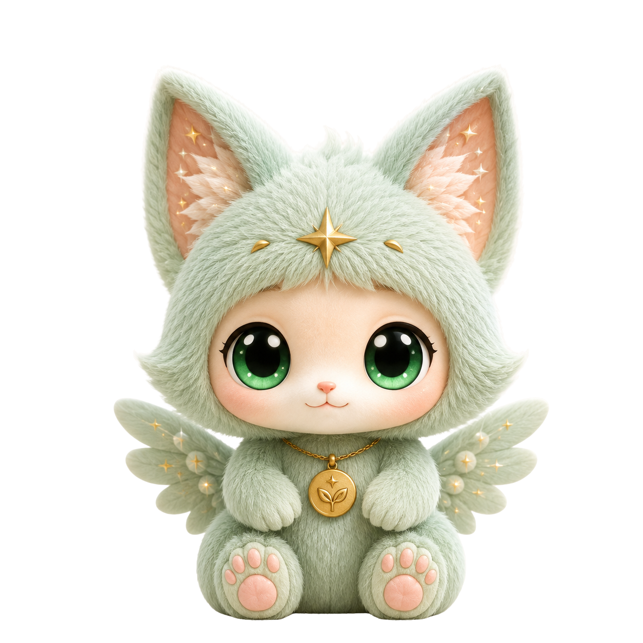 Matcha Aura Nekomi charm